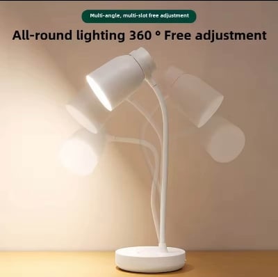 Picture of Eye protection Desk Lamp Touch Dimming rechargeable students reading lamp.