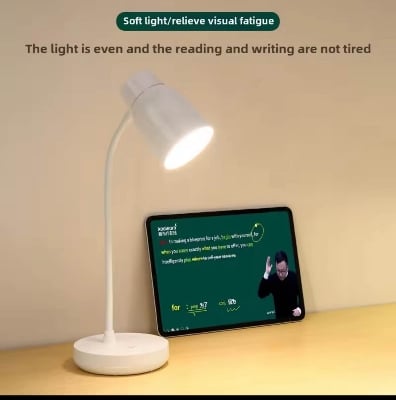 Picture of Eye protection Desk Lamp Touch Dimming rechargeable students reading lamp.