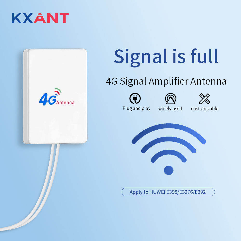 Picture of 4G LTE External Antenna 698-2700MHz Indoor Panel Antenna SMA Male Connector For 3G 4G LTE WIFi Router Modem 2M3M Cable