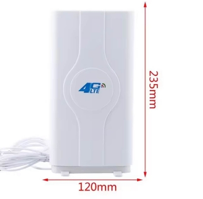 Picture of Indoor LTE Panel Antenna 2*44dbi 800-2700mhz 3g 4g 2* SMA/2* CRC9/2* TS9 Male Connector Booster Mimo Antenna+3/5M Cable
