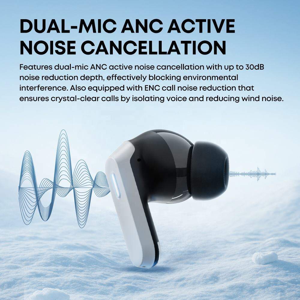 Picture of Langsdom TG16 Zeta Gaming Wireless Earphone ANC Noise Cancelling Earbud 6.0 HiFi Ecouteur Bluetooth Headphones