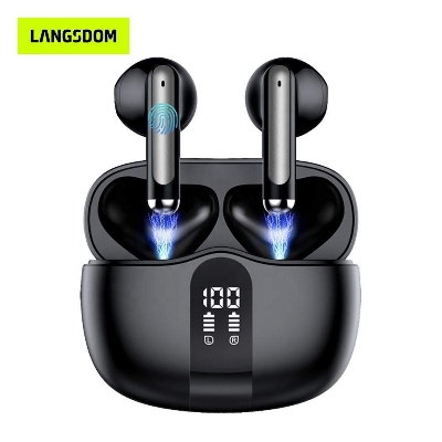 Picture of Noise Cancelling Auriculares Bluetooth Earbuds LED Digital Display Air Earphone ENC Wireless Earbuds In-ear Headphones