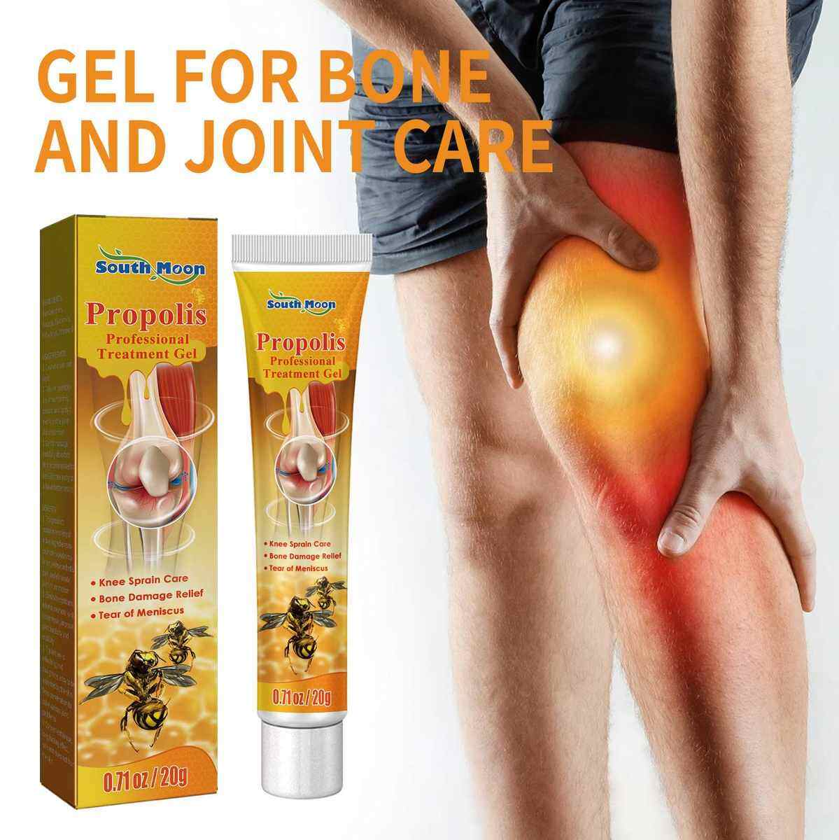 Picture of South Moon Propolis Professional Treatment Gel- Able to heal pain within 3/5 days.