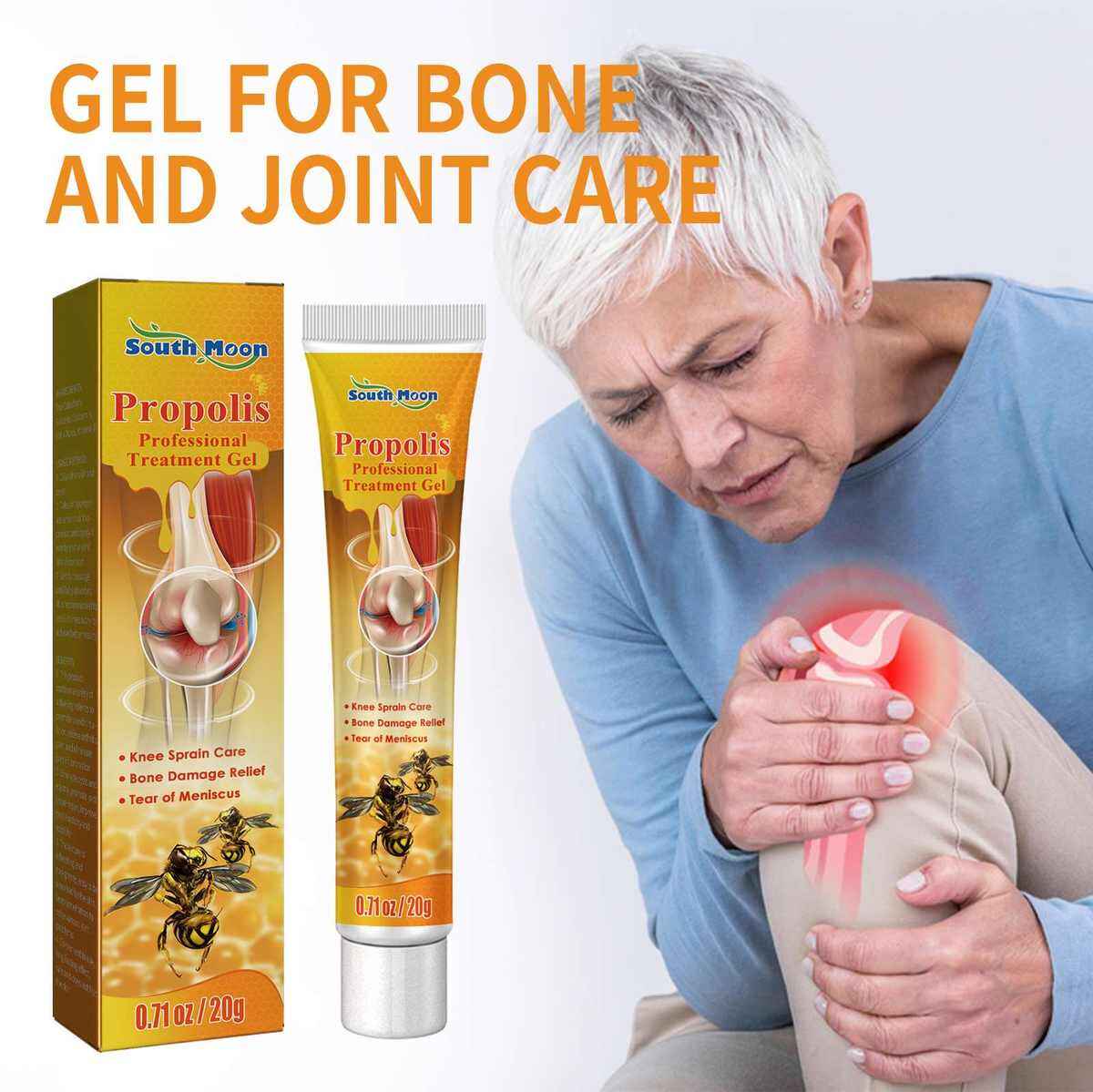 Picture of South Moon Propolis Professional Treatment Gel- Able to heal pain within 3/5 days.