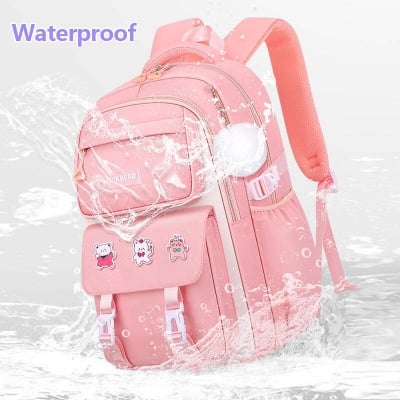 Picture of New Style Cute Girl Backpack – Large Capacity Schoolbag for High School & College Students