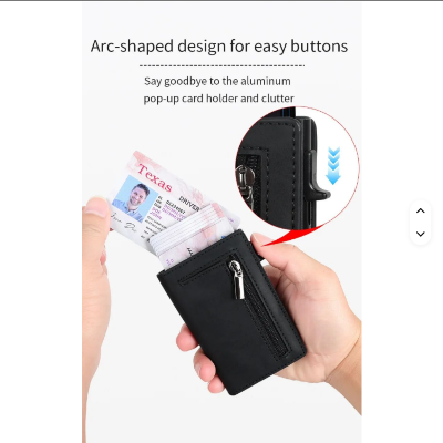 Picture of RFID Blocking Wallet For Men and Women Premium Soft Genuine Leather