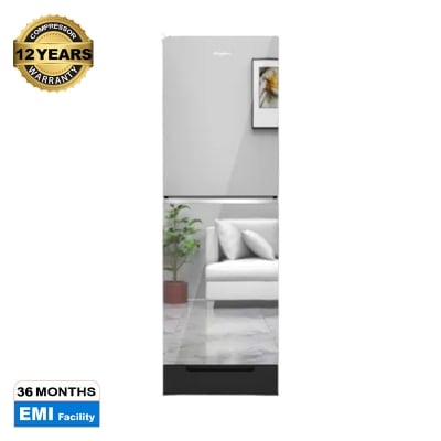 Picture of Whirlpool 278 Liter Glass Door Inverter Frost Refrigerator Freshmagic PRO Mirror