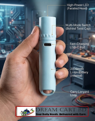 Picture of Powerful Long Range LED Rechargeable Torch Light – 3 Lighting Modes, High Power Flashlight for Camping, Security & Emergency Use, Powerful Rechargeable Torch, Long Range Torch Light, LED Flashlight, Rechargeable Flashlight, 3 Modes Torch, High Power Torch, Super Bright LED Torch, Emergency Torch Light