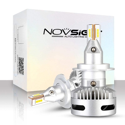 Picture of NovSight N26 LED. 1 Year Warranty. (D2 socket)(2 pieces)(90W/12000LM per pair)(White 6500K)(High/Low Beam). For Car only. Authorized Seller In Bangladesh