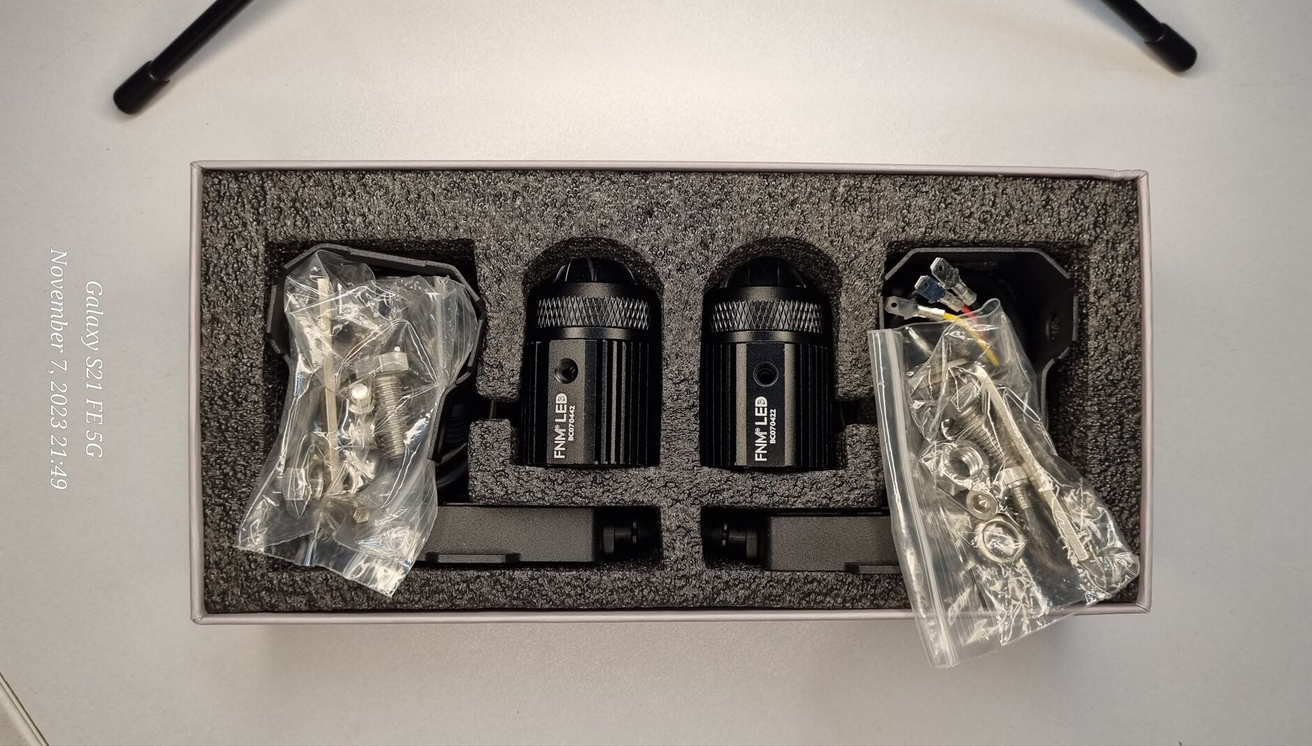 Picture of FNM M1 LED Fog Light (2 pieces). 1 Year Warranty. Brightest Light in Market. (Two Color : White and Yellow)(30W/3000LM per pair)(High/Low Beam). Authorized Seller In Bangladesh