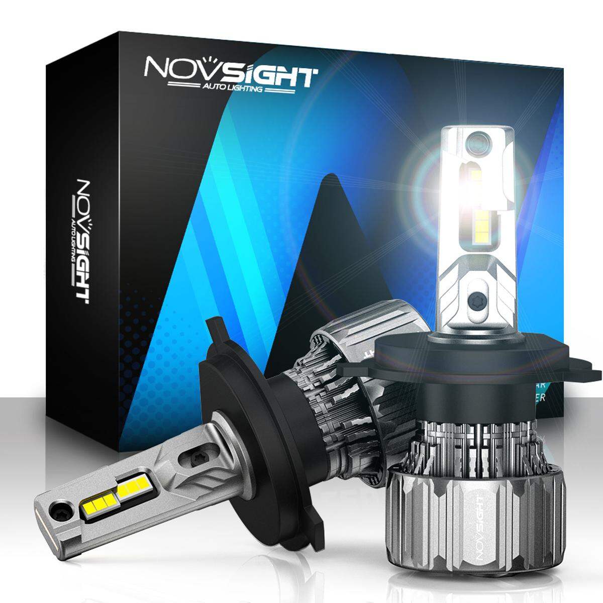 Picture of NovSight N50 LED. 1 Year Warranty. (H4 Socket)(1 piece)(35W/ 7500LM). For Motorcycle. Authorized Seller In Bangladesh