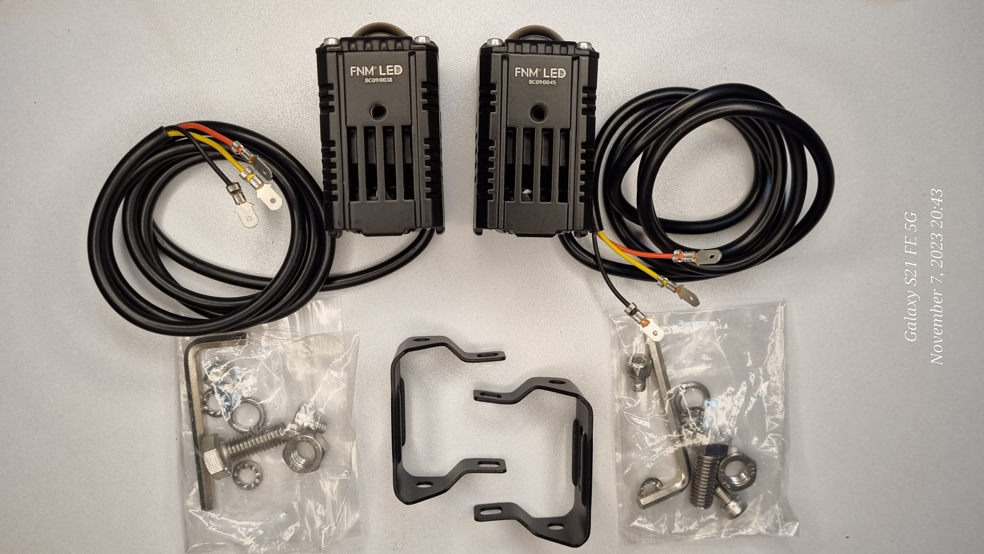 Picture of FNM M1 Plus LED Fog Light (2 pieces). 1 Year Warranty. Brightest Light in Market. (Two Color : White and Yellow)(30W/3500LM per pair)(High/Low Beam). Authorized Seller In Bangladesh