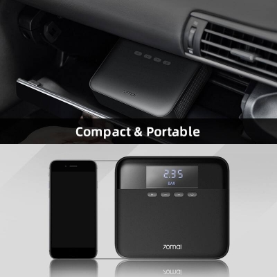 Picture of 70mai Car Air Compressor Lite 70mai Portable Electric Car Air Pump Mini compressor Tire Inflator-Black