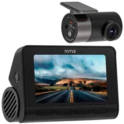 Picture of 70mai A800s 4K Dash Camera Ultra HD + Rear Camera RC06 (Full HD). Record Front and Rear Together.  Super Sharp Image. Top Most Quality full DashCam in market.