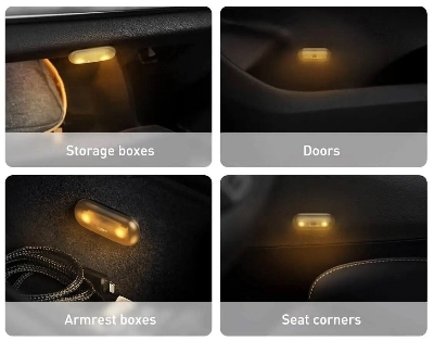 Picture of Baseus Capsule Car Interior Lights (2Pcs Pack)
