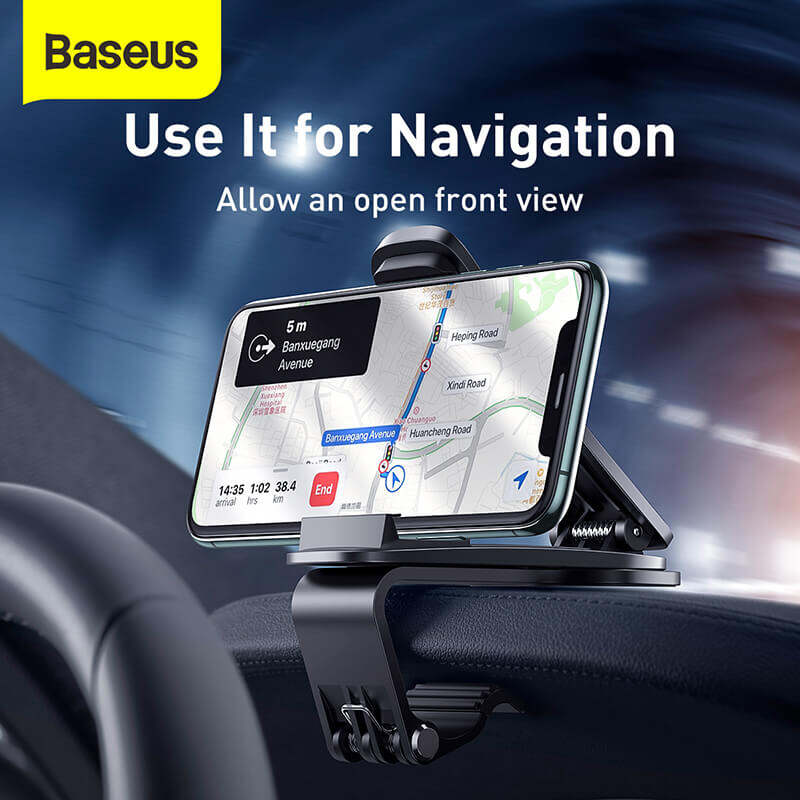 Picture of Baseus Big Mouth Pro Car Mount Smart Phone Holder Center Console Mount