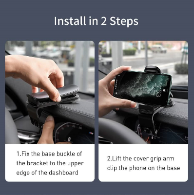 Picture of Baseus Big Mouth Pro Car Mount Smart Phone Holder Center Console Mount