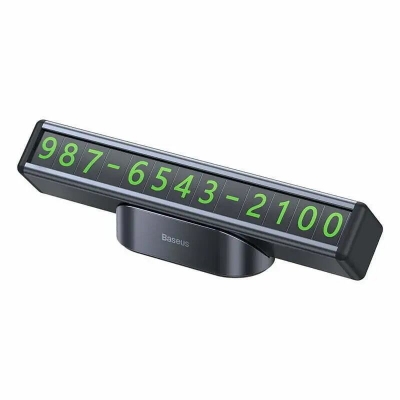 Picture of BASEUS Square Bar Temporary Parking Number Plate with Base