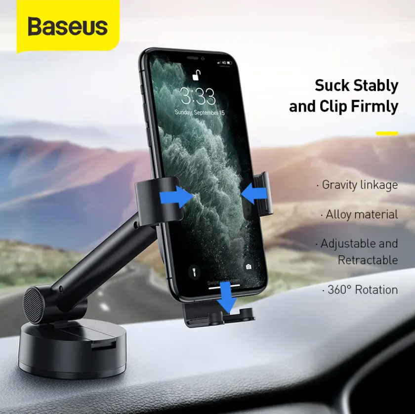 Picture of Baseus Simplism Gravity Car Mount Smart Phone Holder with Suction Base