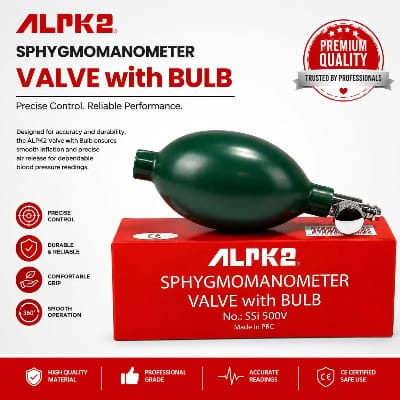 Picture of ALPK2 SSI 500V Professional Sphygmomanometer Premium Manual Blood Pressure Monitor with Valve & Bulb