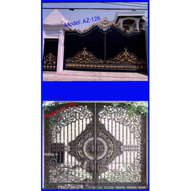 Picture of Modern design gate-Multicolor