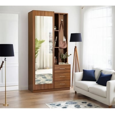 Picture of Furnix MDF BOX Dressing Table with Shelves and Multiple Drawers