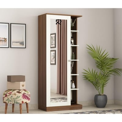 Picture of Furnix স্টোরেজ সহ নতুন ডিজাইনের ড্রেসিং টেবিল Shan Teak  White