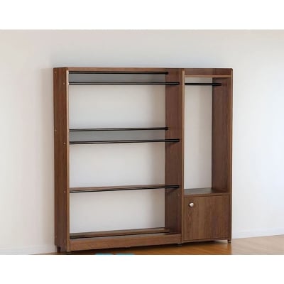 Picture of Furnix Heavy Duty Alna for Clothing with Storage Shelf Antique White