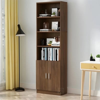 Picture of Furnix Modern Library Book Shelf Standing Display with Storage Cabinet