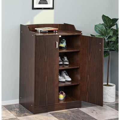Picture of Furnix Engineered Wood Shoe Cabinet for Entryway and Shoe Rack Storage Organizer