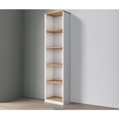 Picture of Furnix 72/16 Inches 5 Tier Cube Display Rack with Storage for Home or Office, Corner Book Shelf & Book Organizer