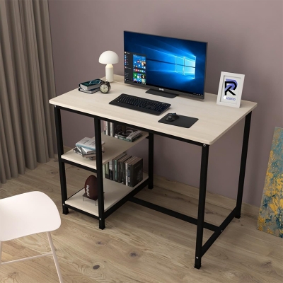 Picture of Furnix 40 Inch Computer Desk with 2 Large Shelf Wostation