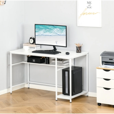 Picture of Furnix 40/20 Inches Computer Desk–Compact Engineered Wood Table with Sturdy Metal Frame