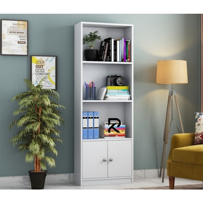 Picture of Furnix Best Choice Wood Bookshelf Showpiece Rack with Storage Cabinet