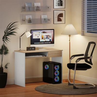 Picture of Furnix Engineered Wood Study Table & Computer Table and Office Desk Table & Laptop Table with Keyboard Tray