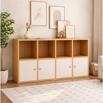 Picture of Furnix Modern TV Unit with 4 Part Multipurpose Shelves