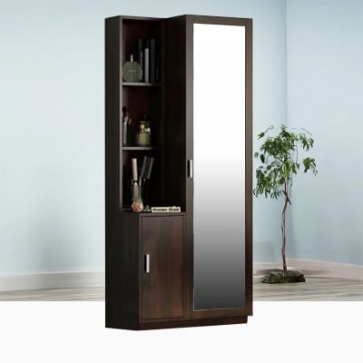 Picture of Furnix Special Design Box Dressing Table With Drawers and Doors & Speical Mirror Multicolor