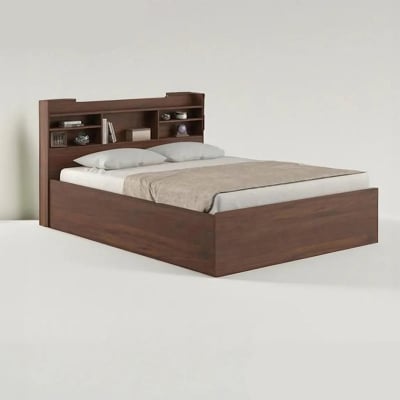 Picture of RK Double Box Bed (5/7 Feet) Made of Melamine Laminated Board-Multicolor