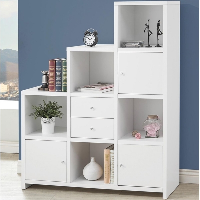 Picture of Furnix Stylish Book Shelf Made of Melamine Laminated Board Multicolor