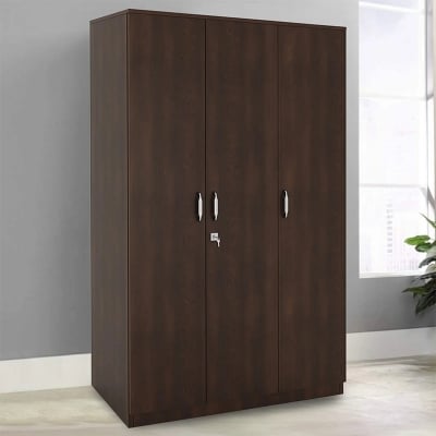 Picture of RK Stylish MDF 3 Door Almirah Wardrobe or Cupboard and Cabinet-Multicolor