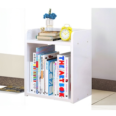 Picture of RK MDF M09 Small Size  Bedside Table, Side Table, Bedside Table with Drawer, Home Furniture, Bedroom, Night Storage Cabinet, Bedside Table-White