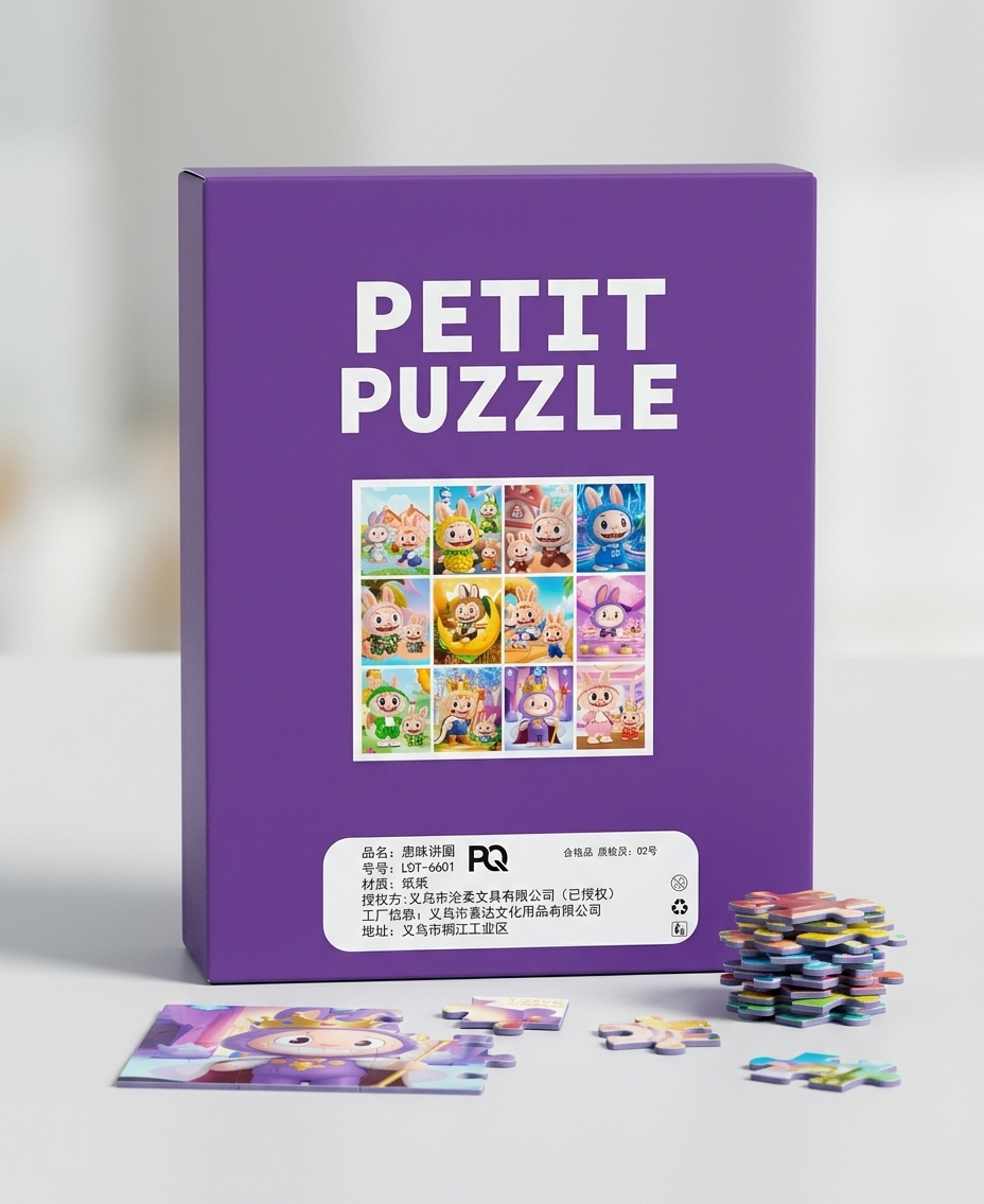 Picture of 120 Pieces Paper Puzzle - Kids Educational Toy (King Labubu)