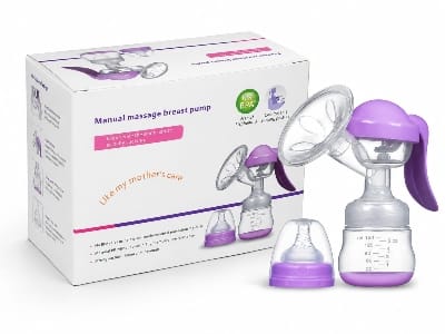 Picture of Manual Massage Breast Pump BPA-Free Breast Milk Expression Pump