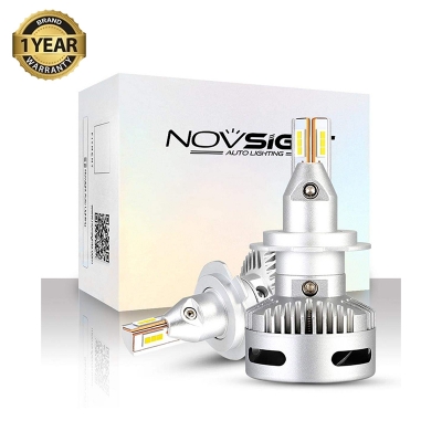 Picture of NovSight N26 LED. 1 Year Warranty. (D2 socket)(2 pieces)(90W/12000LM per pair)(White 6500K)(High/Low Beam). For Car only. Authorized Seller In Bangladesh
