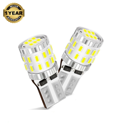 Picture of FNM T10 PARKING LED LIGHT. 1 Year Warranty. (T10 Socket)(2 pieces)(3W Each Light)(300 Lumen/ Watt)(White Light). For Car & Motorcycle. Authorized Seller In Bangladesh