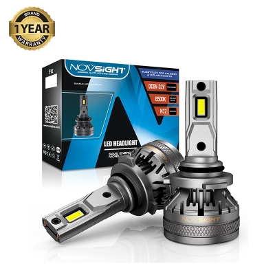 Picture of Novsight N37 LED. 1 Year Warranty (9005 Socket)(2pieces)(120W/ 22000LM per pair)(White 6500K). Most Brightest Powerful LED- For Car only. Authorized Seller In Bangladesh