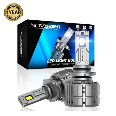 Picture of Novsight N60 ULTRA LED. 1 Year Warranty. (9005 Socket)(2pcs)(200W/ 40000LM per pair)(White 6500K) For Car Only. Authorized Seller in Bangladesh