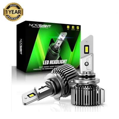 Picture of Novsight N52 LED. 1 Year Warranty (9005 Socket)(2pieces)(100W/ 20000LM per pair)(White 6500K). Most Brightest Powerful LED- For Car only. Authorized Seller In Bangladesh