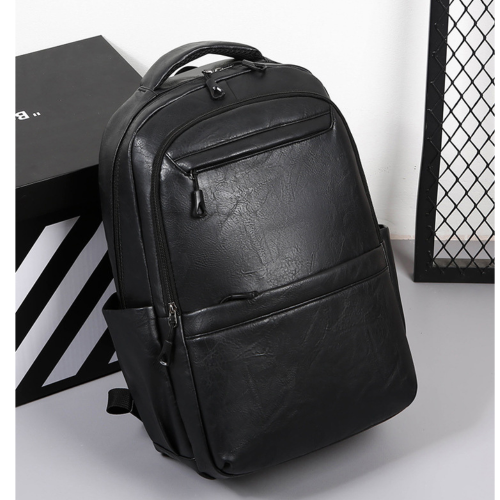Picture of Style PU Leather Fashion Mens Backpack