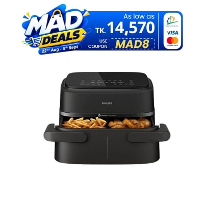 Picture of Philips 4.1 Ltr Dual Basket Air Fryer (NA150/09)